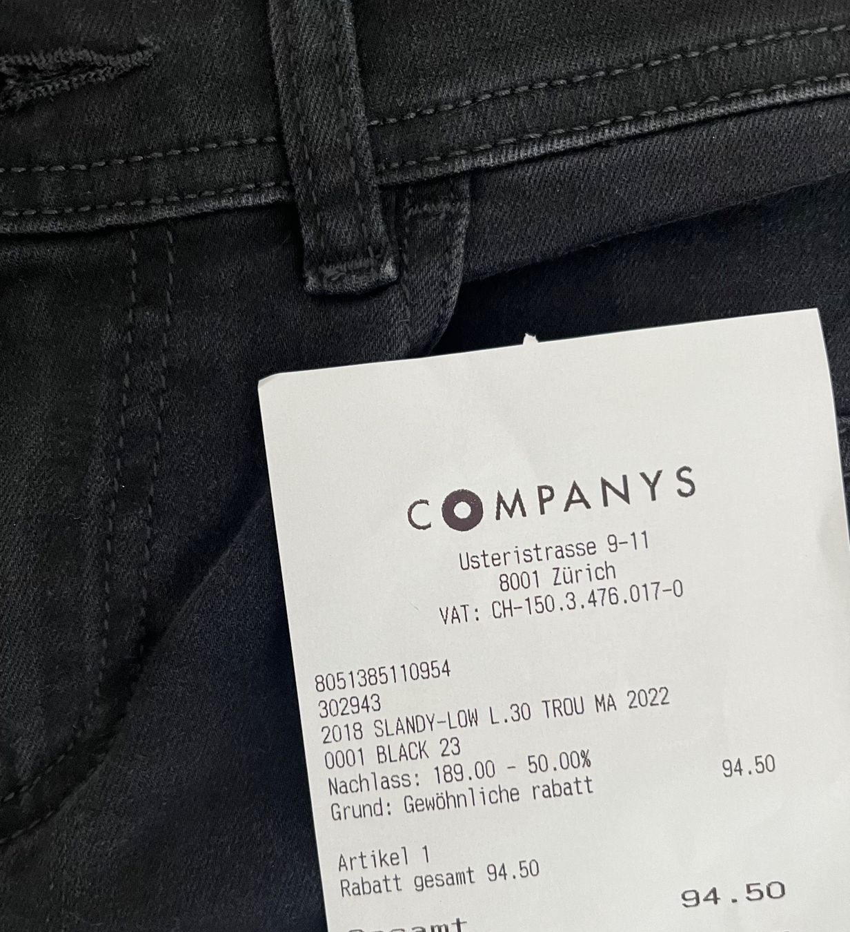 Diesel Jeans: Diesel Slandy low black size 23 Neu – Neu und originalverpackt aus Zürich von Jaskam 5