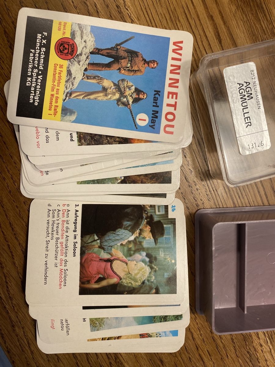 Giochi: Quartett Winnetou F.X.Schmid / AGM Müller  – Usato da Hallau venduto da cruiser01 3