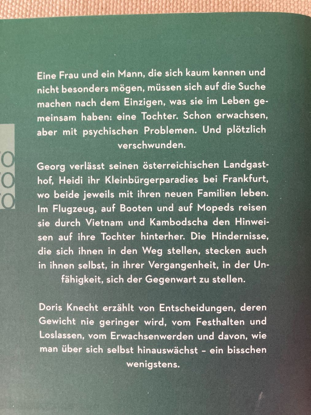 Libri: Doris Knecht,  Weg,  Roman – Usato da Baden venduto da Yoyo1 1