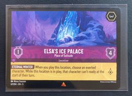 Lorcana ELSA'S ICE PALACE 67/204 EN-5 Rare