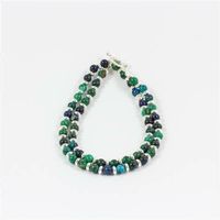 Azurit Collier Kette Edelsteine