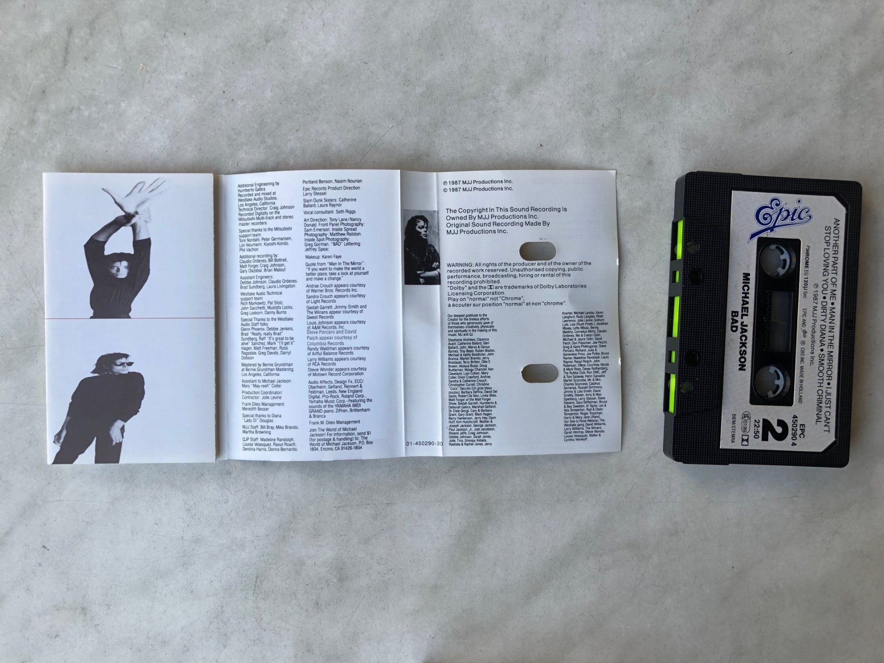 Musicassette: Michael Jackson Kassette- BAD – Usato da Gossau ZH venduto da Musicman1 2