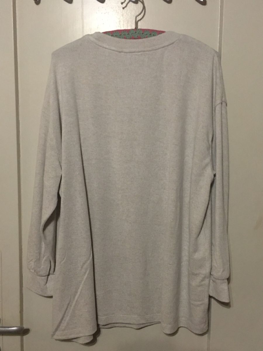 Maglioni & Felpe: Pullover hellgrau mit Rundhalsausschnitt Grösse 44/46 L – Usato da Bärschwil venduto da Ranron1970 2