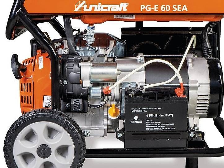Generatori di corrente: UNICRAFT PG-E 60 SEA SYNCHRON-STROMERZEUGER BENZIN – Nuovo e nell'imballaggio originale da Rüthi (Rheintal) venduto da Toptool-2 3