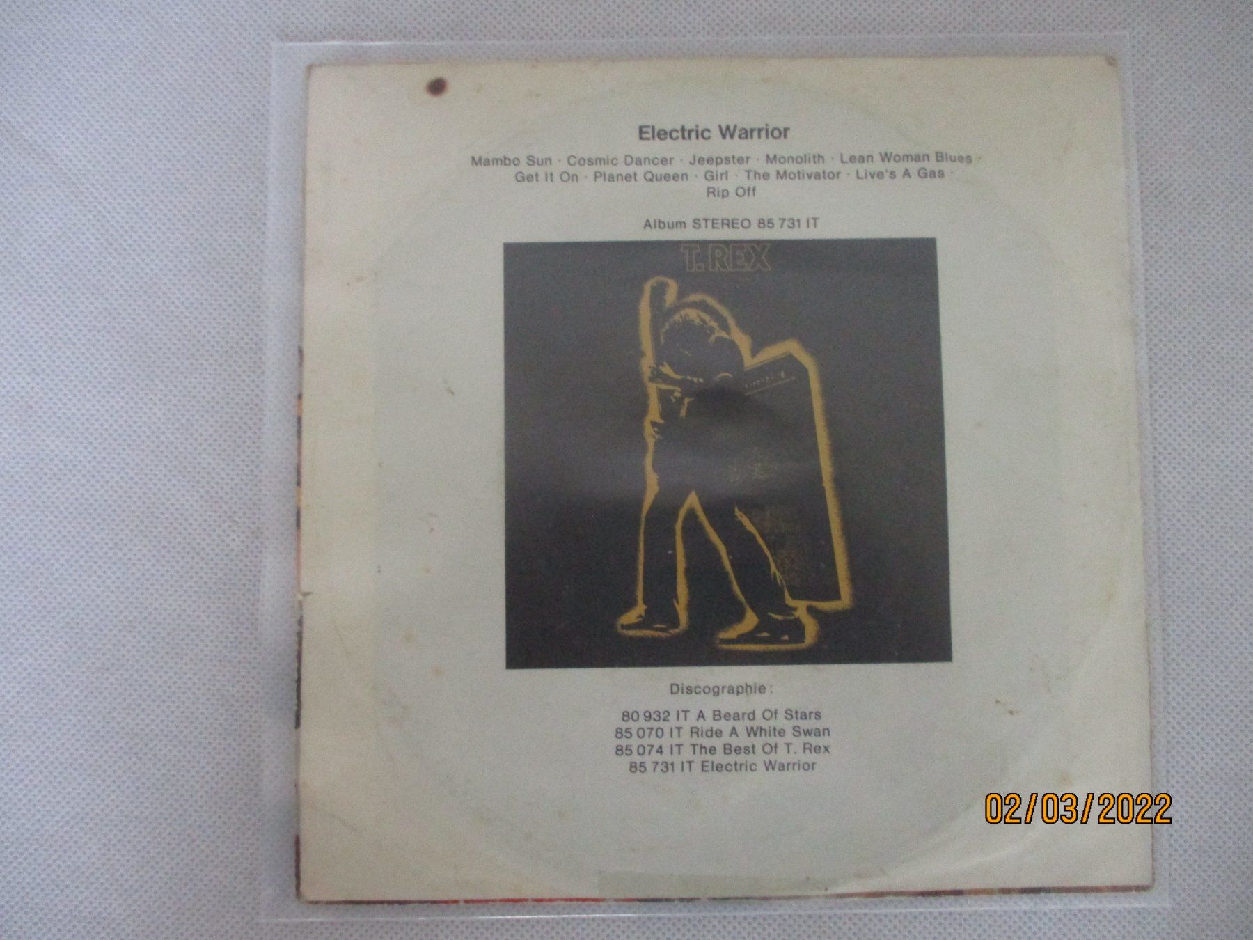 Dischi in vinile: T. Rex – Telegram Sam / Baby Strange – Usato da Liestal venduto da Disc-Point 1