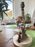 Vintage Hummel Lamp Girl and Dog Figurine Charming Home Deco