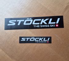 Stoeckli Aufkleber 2 Stück schwarz/weiss neu