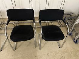 2 Stühle Vitra Freischwimger Visavis