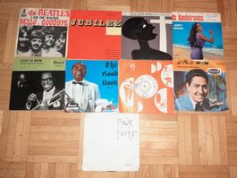 Single LP - Sammlung: Beatles, Louis Armstrong u.a. Rar!