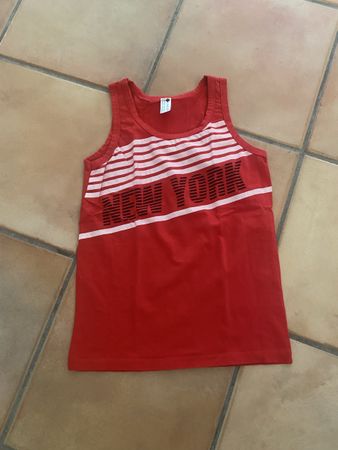 Trägershirt, rot, Gr. 152/158