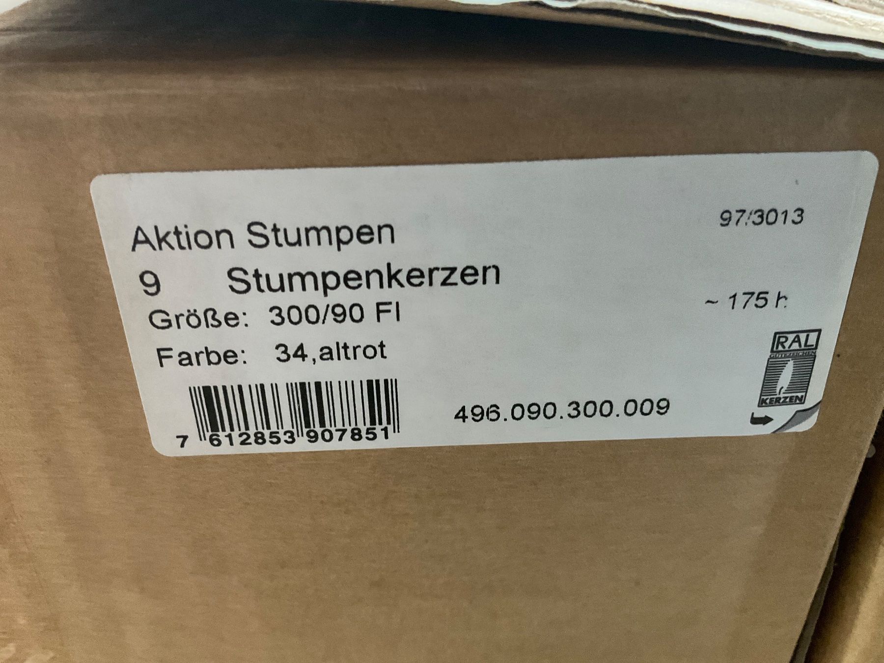Candele: 816 Posten Übertauchkerzen aus Liquidation – Nuovo (secondo la descrizione) da Derendingen venduto da Meisterstuecke 4