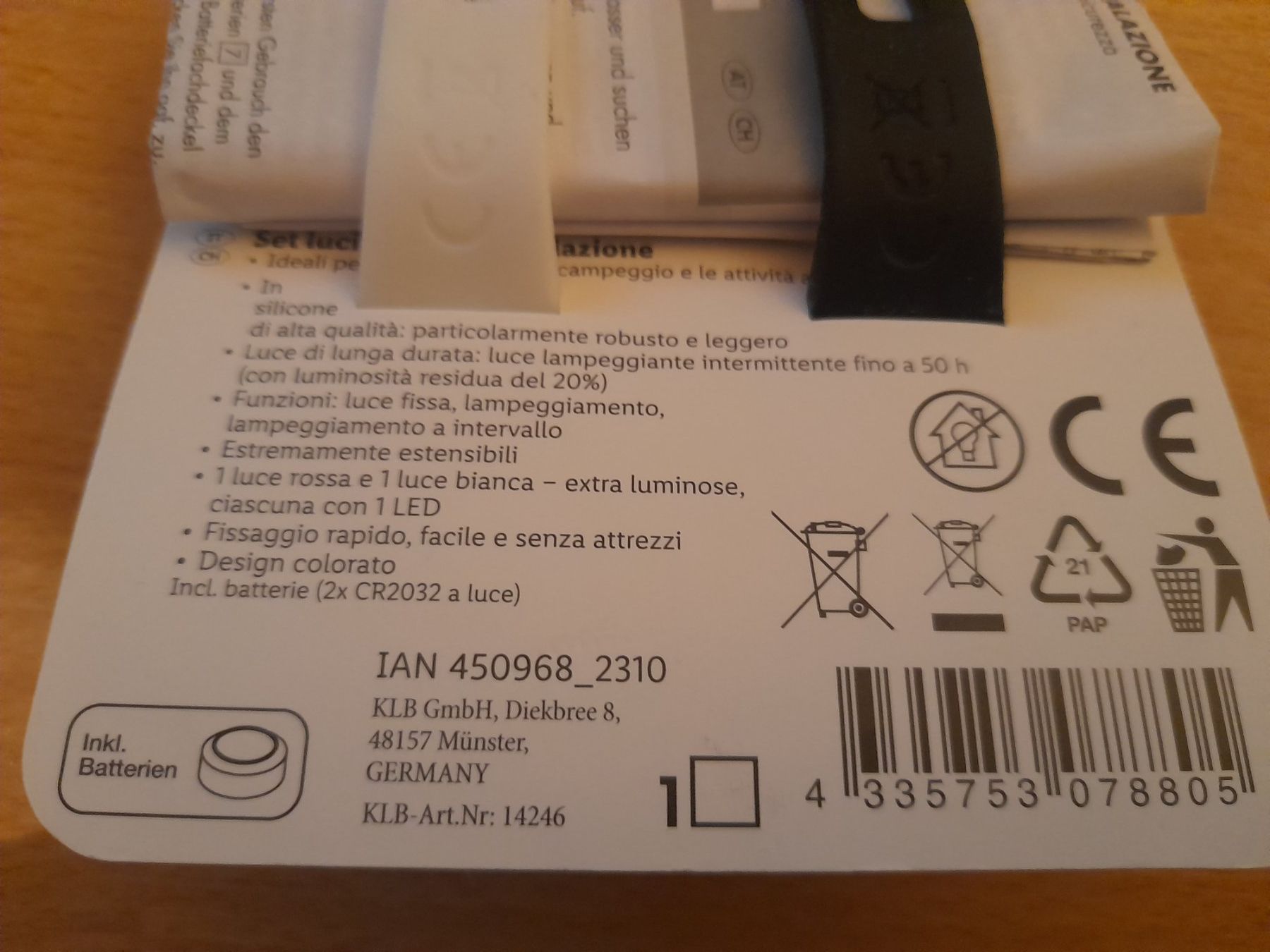Lampade: 2 Crivit LED-Beleuchtungsset NEU – Nuovo e nell'imballaggio originale da Lustmühle venduto da chevi03 3