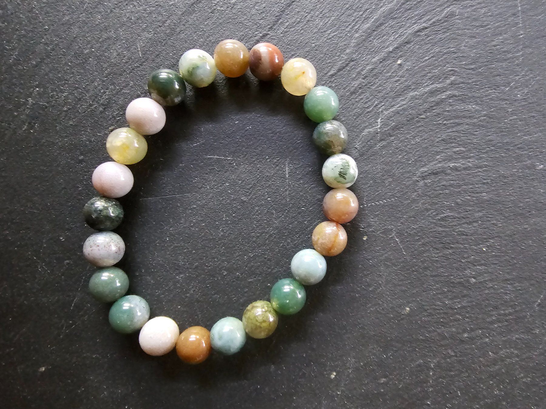 Bracciali & Braccialetti: Armband aus Indiana Achat – Nuovo (secondo la descrizione) da Aarberg venduto da Fischkeller 3
