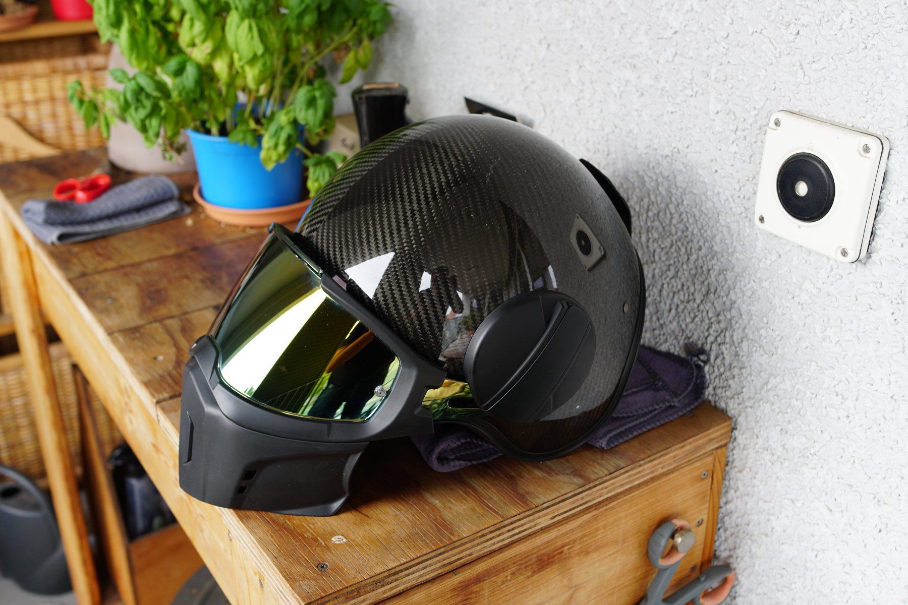 Helme & Visiere: Caberg GHOST X CARBON Jethelm, wie neu – Neu (gemäss Beschreibung) aus Flaach von Dimacon 5