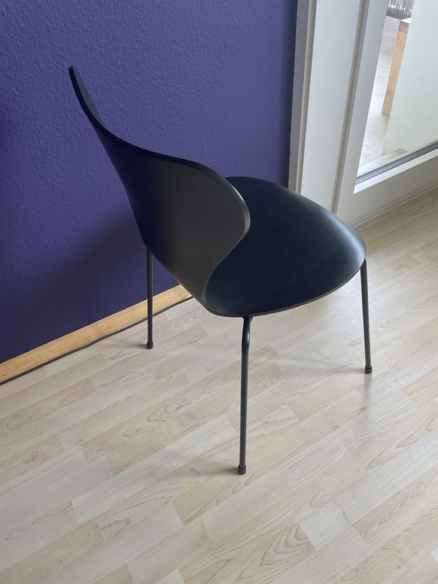 Fritz Hansen Sedie: Fritz Hansen Stuhl Serie 7 Schwarz – Usato da Basel venduto da Design-und-Allerlei 1