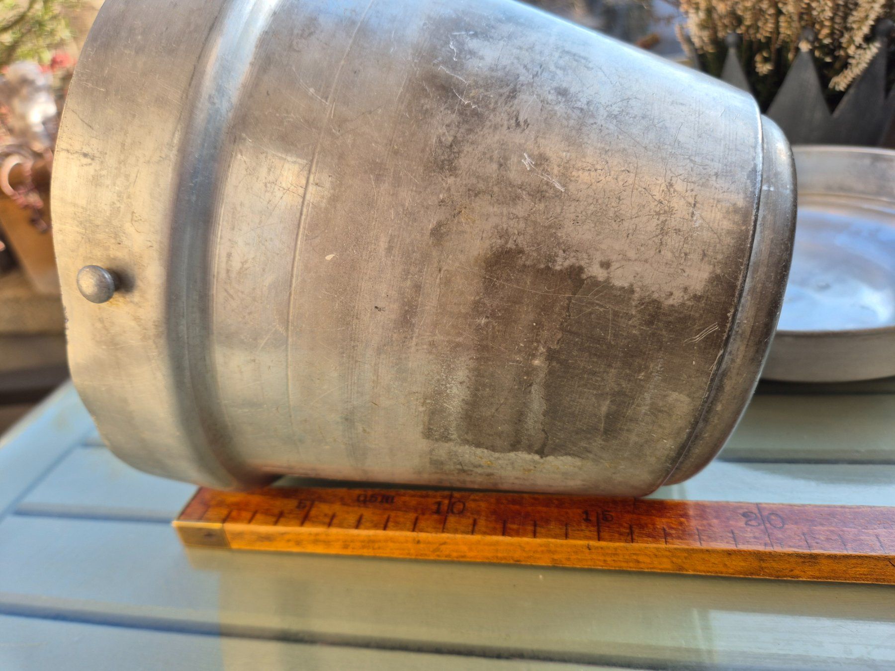 Backformen: Alte Puddingform mit Deckel, Vintage, Alu – Gebraucht aus Bern von aronari 5