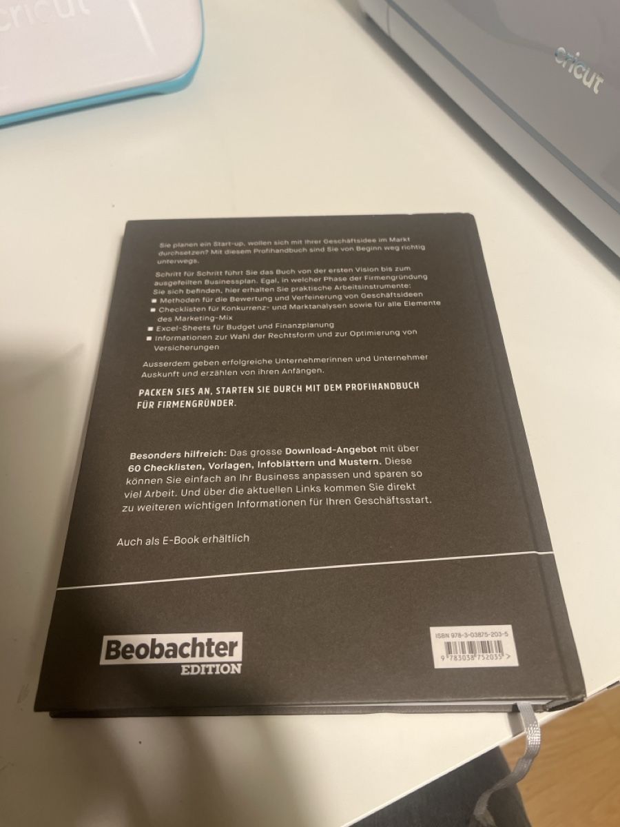 Libri: Buch Ich mache mich selbstständig  – Nuovo (secondo la descrizione) da Kloten venduto da tyrael93 1