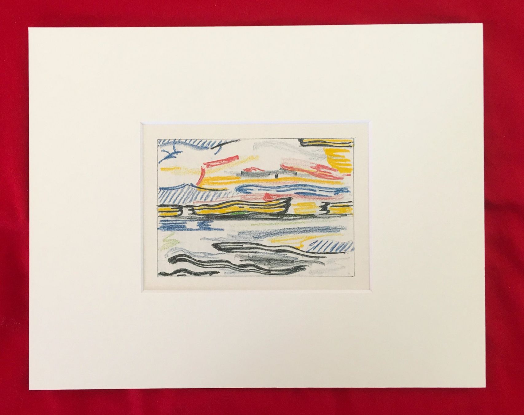 Grafiken & Lithographien: Roy Lichtenstein "Sea And Sky – Gebraucht aus Nennigkofen von Sommersonnen