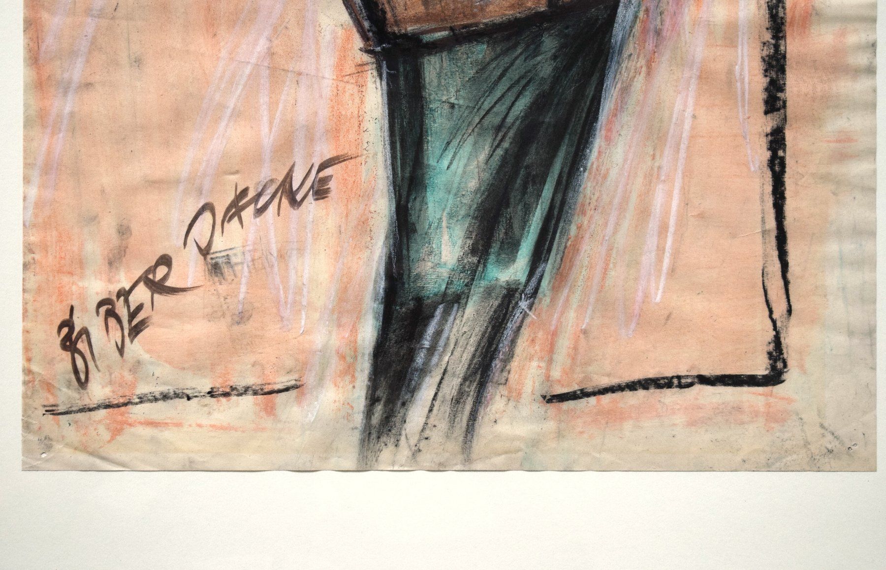 Dipinti: Mode / Model 1980er sign  Oversize Schulterpolster – Usato da Zürich venduto da Kunstvoll 4