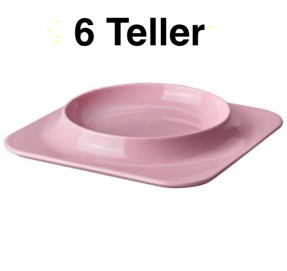 6 Teller rosa Gustaf Westman x IKEA, Vinterfint, Neu und OVP (Neu und originalverpackt) in Lustmühle für CHF 60 – mit Lieferung auf Ricardo kaufen