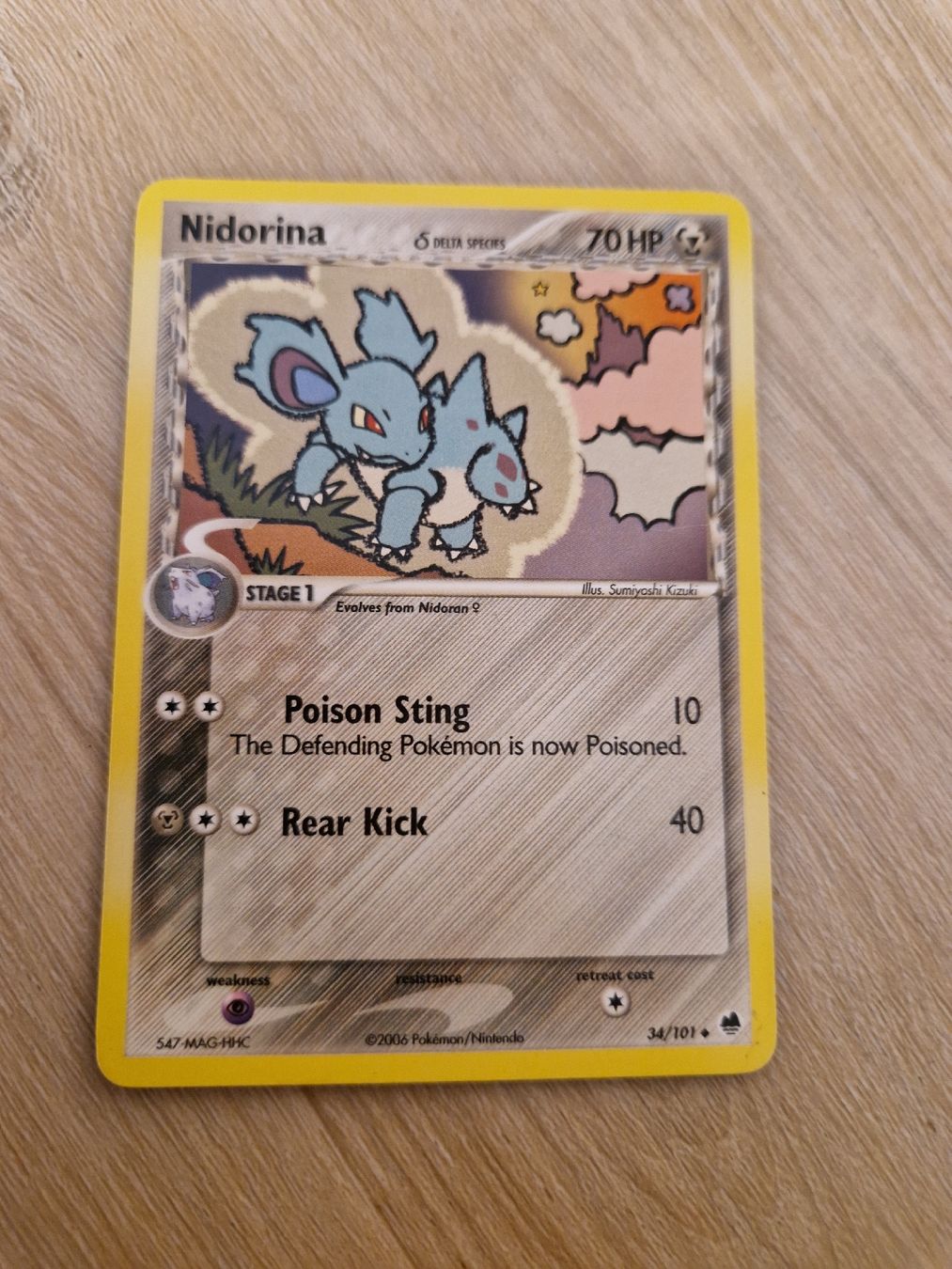 Pokémon Carte collezionabili: Nidorina & Delta Species - Dragon Frontiers – Usato da Romont FR venduto da raj_sjv9