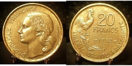 20 Franc Frankreich 1952