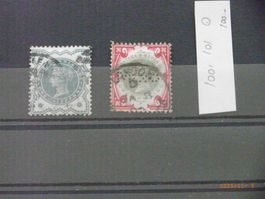 Grossbritannien 1900 Nr. 100 + 101 gest.