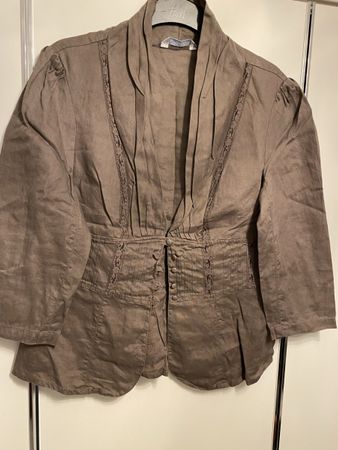 Damen Jacke von Promod Manor Gr.42  100% Leinen