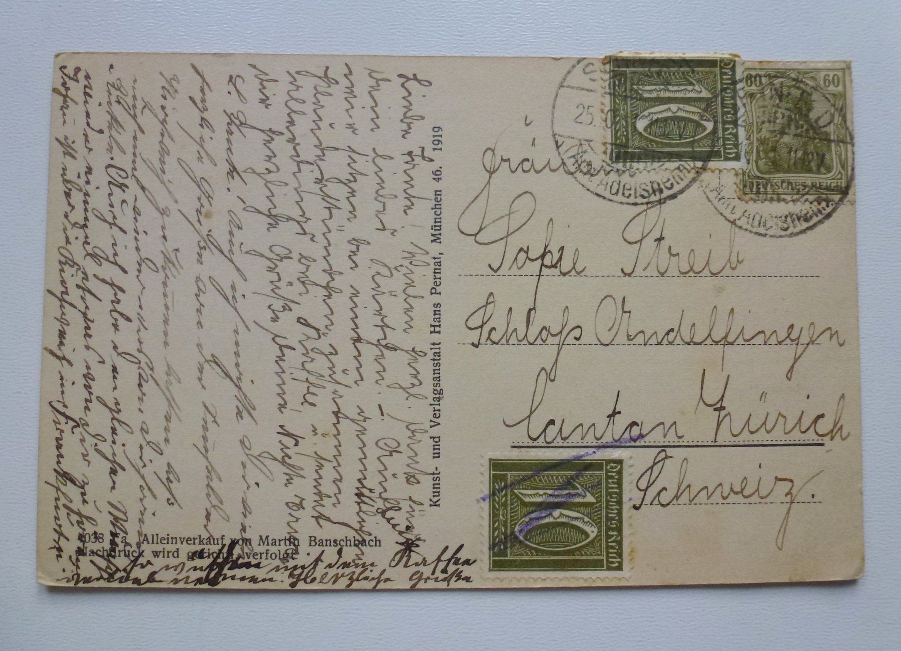 Cartoline postali: DR ++ AK Sennfeld in Baden – Usato da Walkringen venduto da Casablanca777 1
