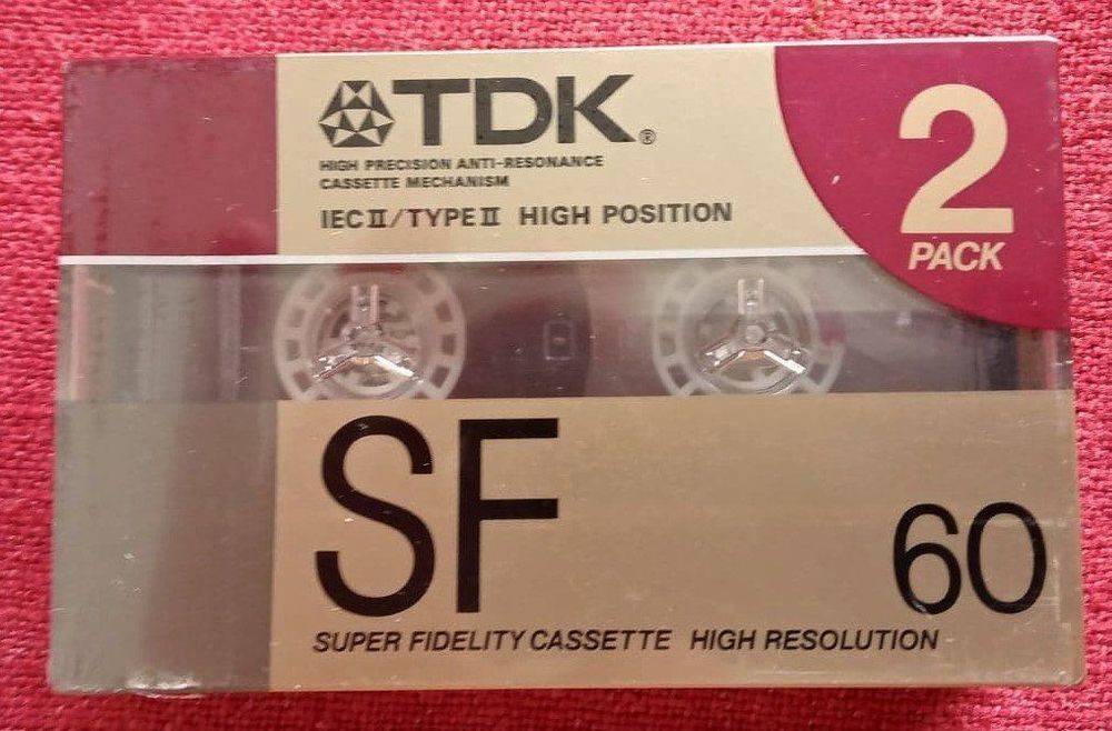 Cassette Audio Total SF60 – Type I, 60 Minutes, Neuve Sous Blister
