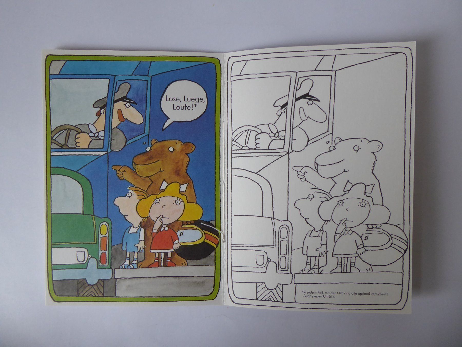 Bücher: Tolles Heft Teddy s Malbuch, KKB – Gebraucht aus Turbenthal von Panau 1