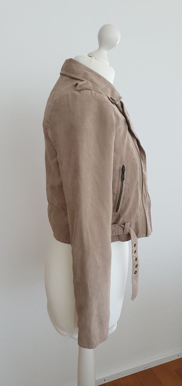 Giacche: Jacke beige Gr. XS Bikerstyle – Usato da Stansstad venduto da InStyle8 8
