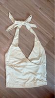 Damen Neckholder Top hellgelb wie neu