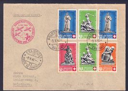 1940, Rotkreuzflug Solothurn Feldpost 21, selten