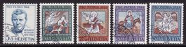 Pro Patria Satz SBK-Nr. 128-132 (H. Federer, Deckengemälde)