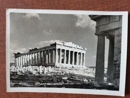 1956, Postkarte von Athen nach Winterthur