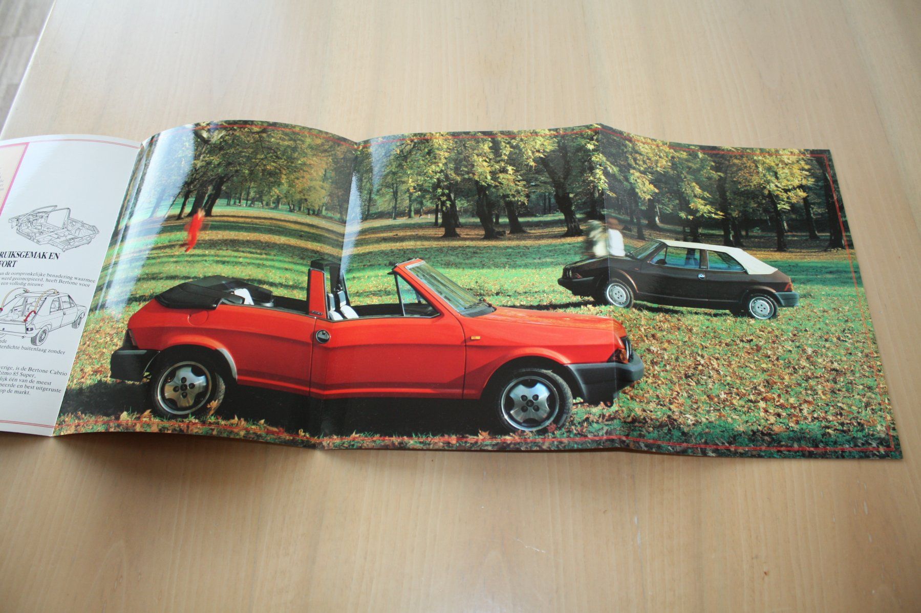 Fiat Documenti: Bertone Fiat Ritmo 85S Cabrio Prospekt NL – Usato da Wikon venduto da erwin400 2