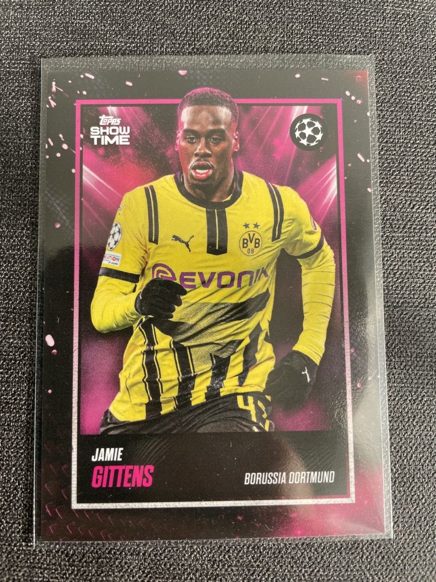 Topps Carte collezionabili: Topps Showtime Jamie Gittens Borussia Dortmund – Nuovo (secondo la descrizione) da Burgdorf venduto da Sports_Cards_3400