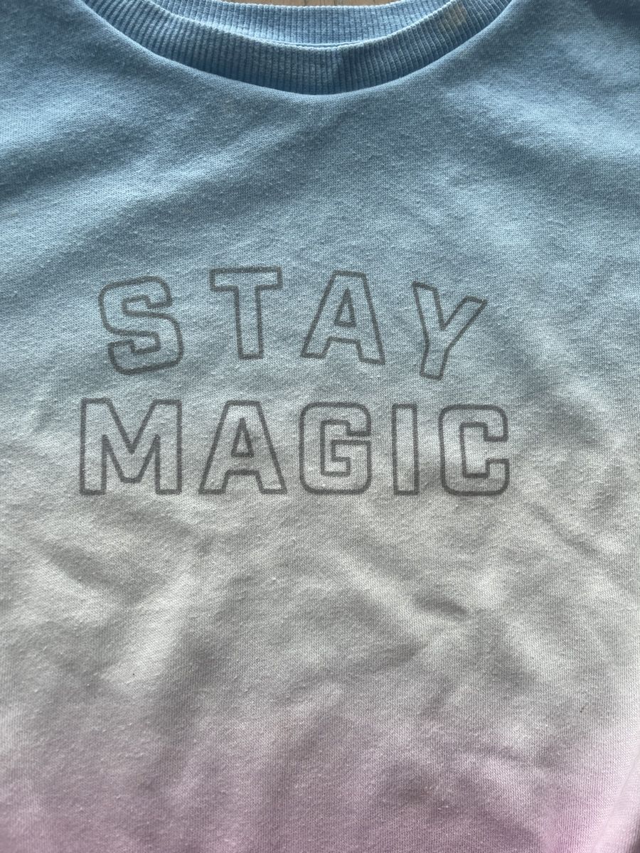 H&M Maglioni & Felpe: Mädchen Pullover  "Stay Magic" Gr. 110/116 Batik Knoten – Usato da Meilen venduto da Golfer04 1