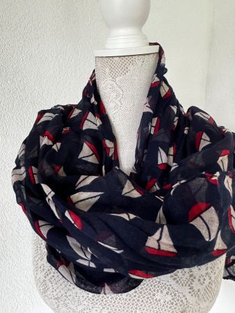 Neu Foulard Tuch Viskose 190 x 88 cm