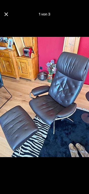 Stressless Fauteuils: Ledersessel mit Hocker – D'occasion à Gwatt (Thun) par tob_r9tj 2