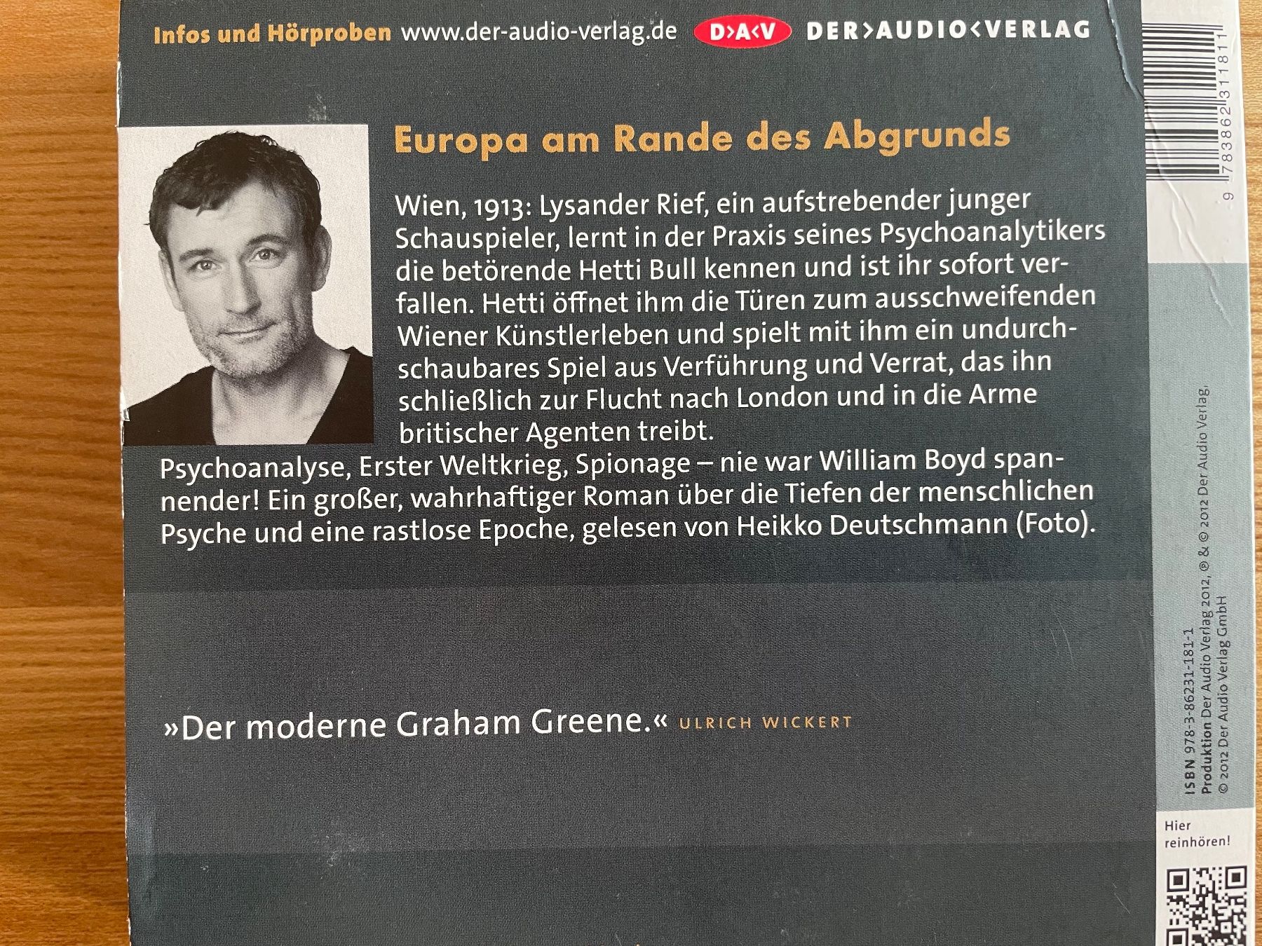 Audiolibri: Hörbuch Eine grosse Zeit William Boyd gebraucht – Usato da Bern venduto da Ndman 1