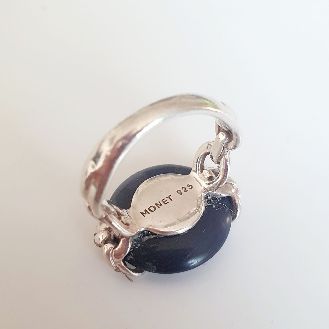 Anelli: Monet Vintage Ring, Silber 925, Schwarz, Grösse 19.6 mm – Usato da Kreuzlingen venduto da Wunderkiste123 5