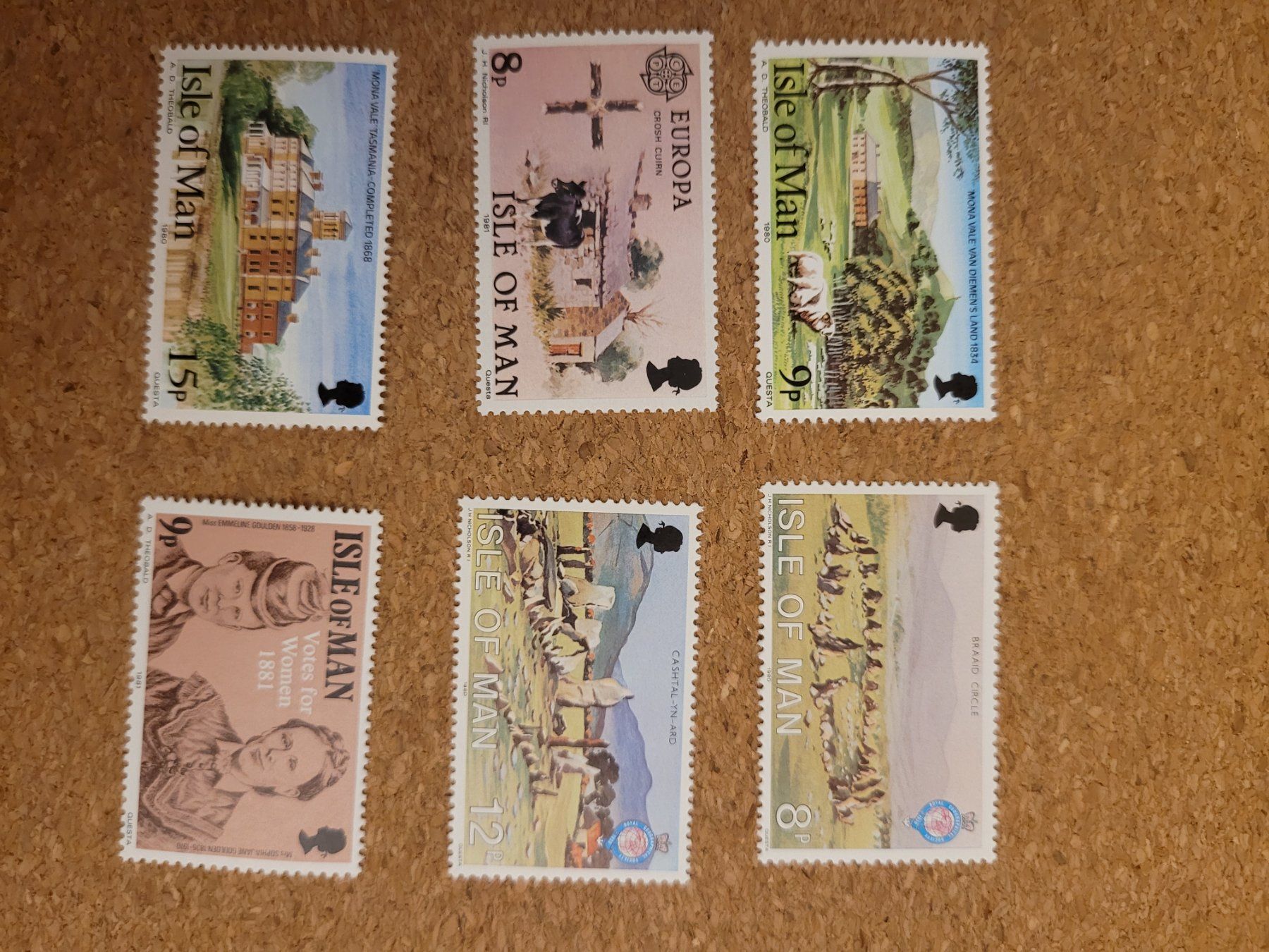 Tutti i francobolli: Marken Isle of Man – Usato da Inwil venduto da Flower2325