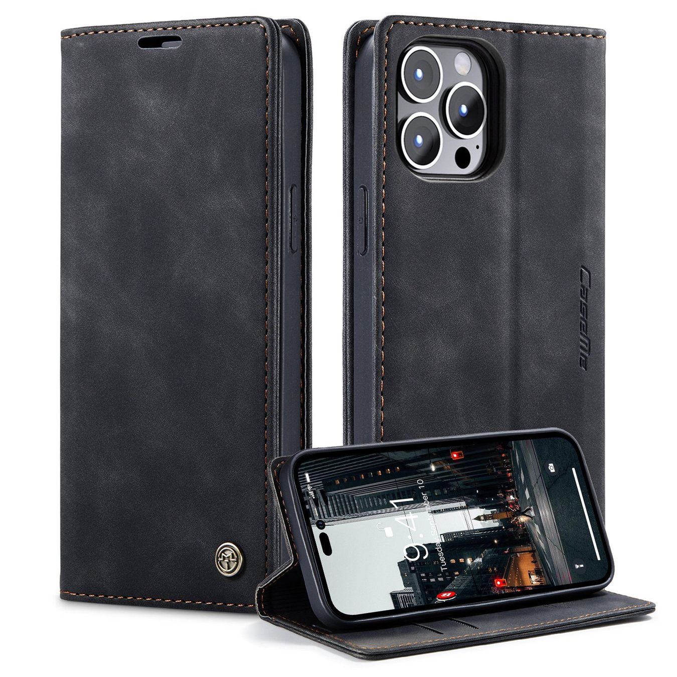 Cover & Protezioni schermo: iPhone 14 Pro Max - étui support portefeuille Noir – Nuovo e nell'imballaggio originale da Morges venduto da DigiAC