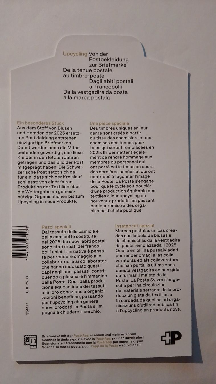 Tutti i francobolli: zierbogen "upcycling" ** – Nuovo (secondo la descrizione) da Zürich venduto da var_gmw9 2