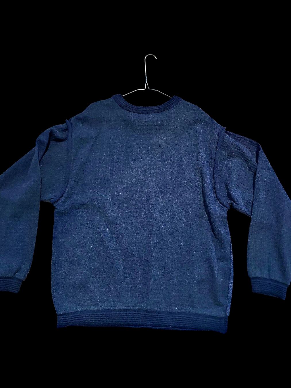 Carlo Colucci Maglioni & Felpe: Carlo Colucci Schwarzer Pullover mit grauem, abstraktem – Usato da Zug venduto da vinokilo 5