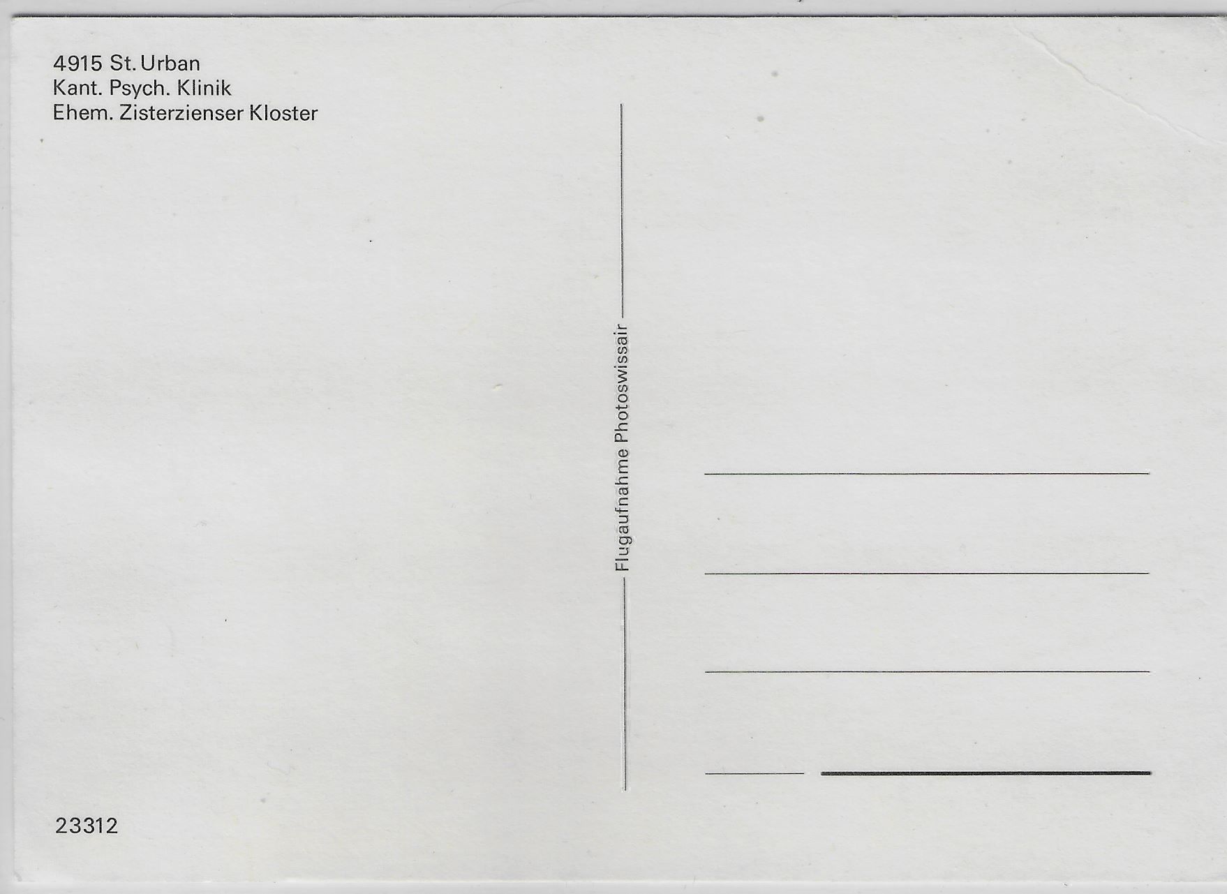 Cartoline postali: Flugaufnahme St. Urban LU – Antico da Ettingen venduto da Kartenplanet 1