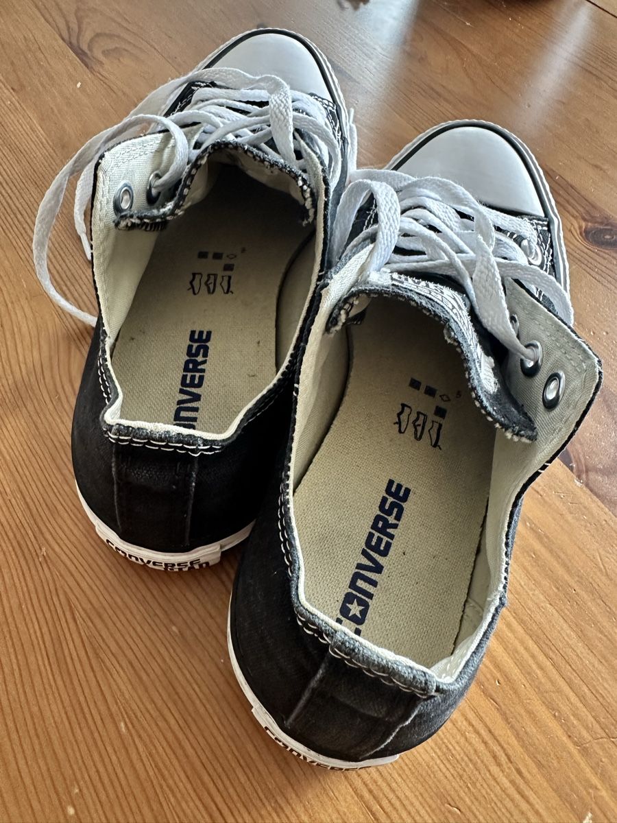 Converse Herrenschuhe: Schwarze Converse All Stars, Grösse 37.5 – Gebraucht aus Zürich von kim_kong 1
