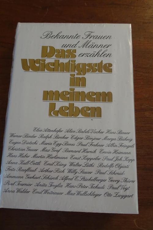 Buch: Das Wichtigste In Meinem Leben Ovp - Bekannte Erzählen | Kaufen ...